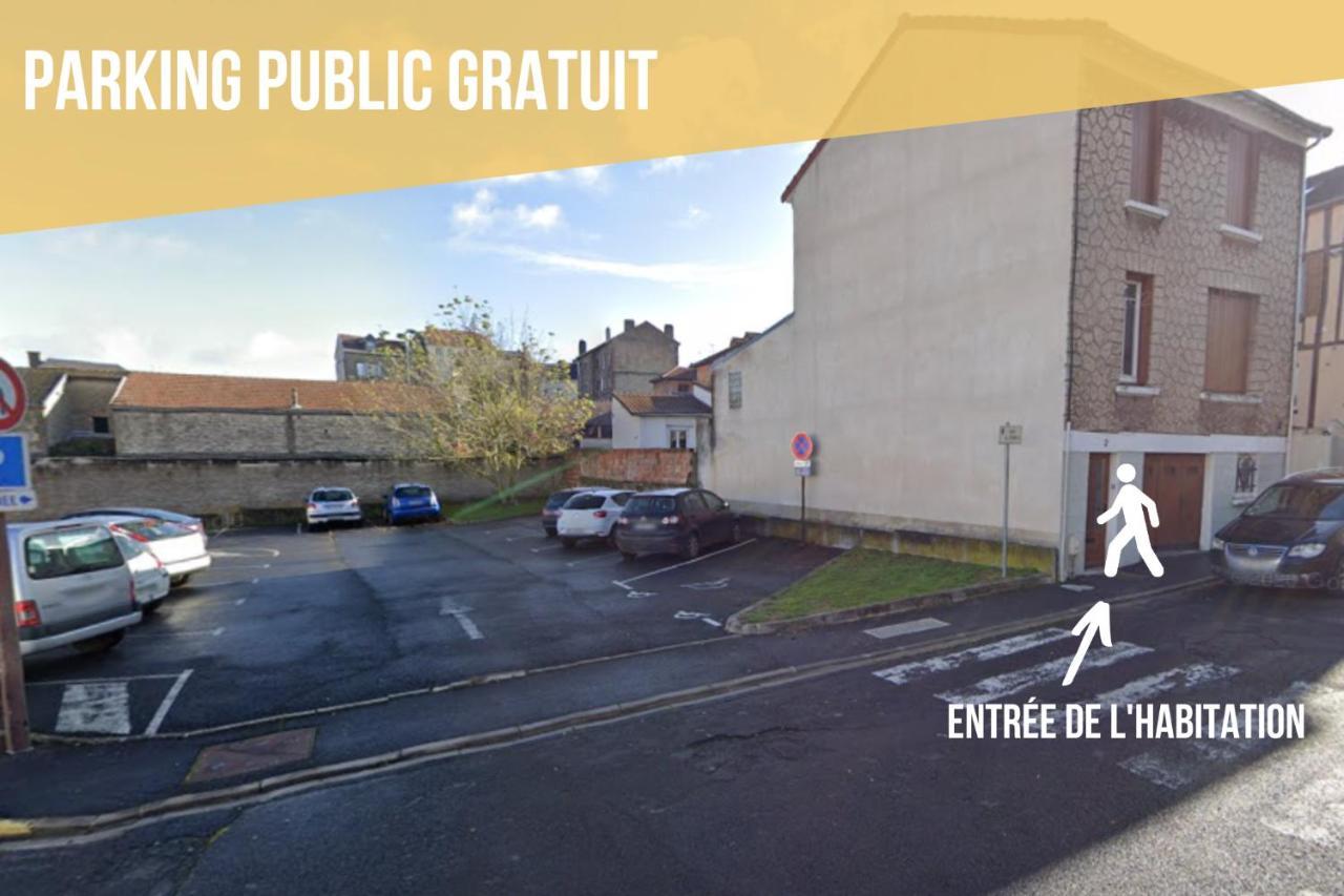Soleil D'Ete - Netflix & Wifi - Balcon - Climatisation - Parking Gratuit - Check-In 24H24 - Emplacement Velos - Goodmarning Châlons-en-Champagne Exterior foto